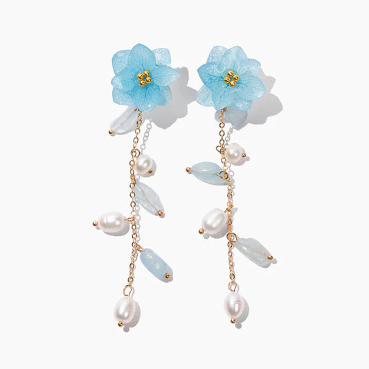 blue-hydrangea-pearl-earrings-eternalify.com