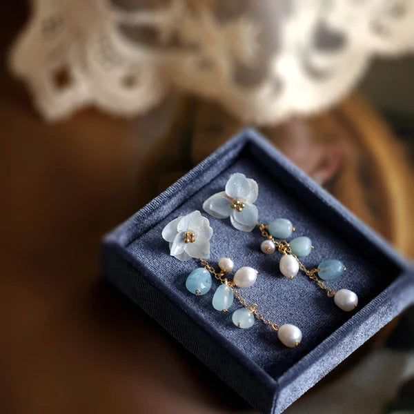 real-hydrangea-pearl-earrings-eternalify.com