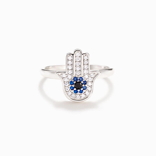 MAY EVERY EVIL EYE IN YOUR LIFE GO BLIND HAMSA RING